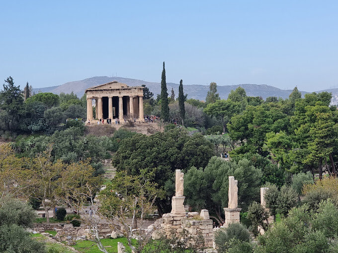 Acropolis at dusk