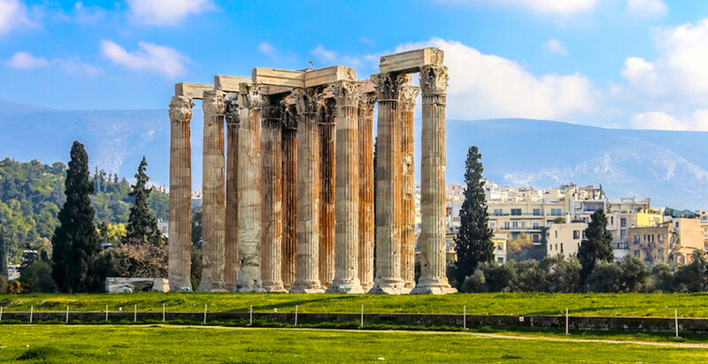 Acropolis at dusk